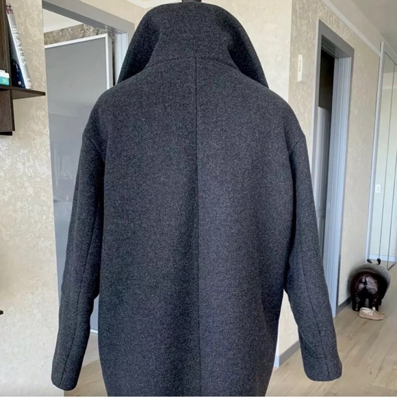 Max Mara Weekend Cocoon Wool Coat Size 4 - Picture 4 of 6